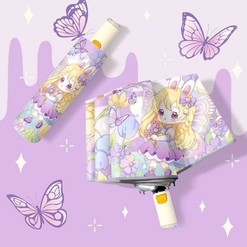 ✨臺灣出貨✨可愛公主兒童雨傘安全防回彈男女小學生上學專用傘晴雨兩用自動傘