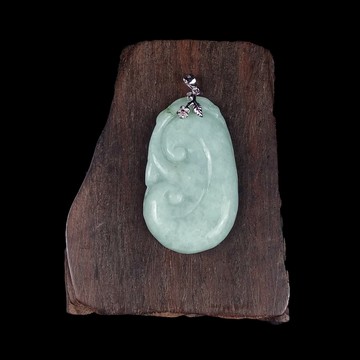 《博古珍藏》天然A貨翡翠緬甸玉 如意玉佩．玉牌墜子項鍊．禮服飾品禮物．超值回饋