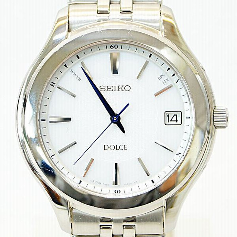 SEIKO セイコー DOLCE ソーラー 電波 腕時計 SADZ081 メンズ 本体のみ ABランク 中古 nr0402028 |  LINEショッピング