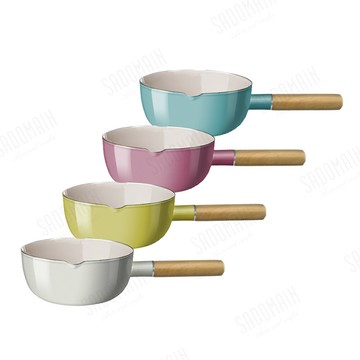 ??現貨附發票??仙德曼露營系列-琺瑯單柄雪平鍋18cm SV318 單把湯鍋 露營鍋具 牛奶鍋 琺瑯鍋 露營餐具 露營湯鍋 露營鍋子 露營鍋 片手鍋 單把鍋 牛奶鍋 單柄鍋 另售琺瑯盤 露營盤