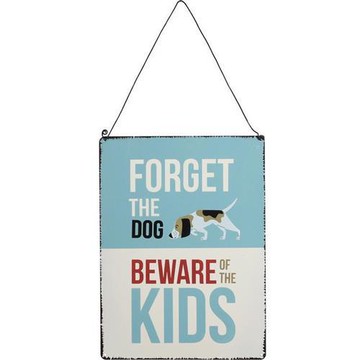 《Rex LONDON》復古鐵牌掛飾(當心孩童23cm)