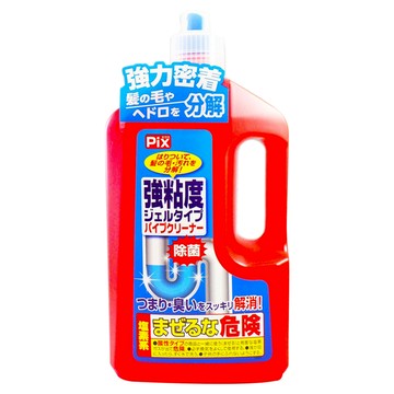 Lion Chemical 獅子化學 Pix強黏度凝狀水管清潔劑 有效疏通水管 去除異味 防止雜物累積  800g  1瓶