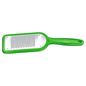 VICTORINOX 瑞士維氏 廚房手持式矽膠底固定刨絲器 附保護蓋 刀片不鏽鋼  綠色+銀色  1個