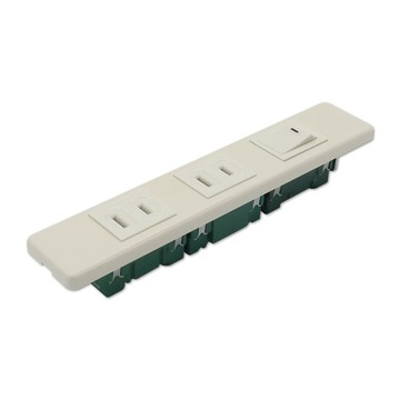 【朝日電工】 PN-1S2R 國際牌省空間組合單開雙插座組