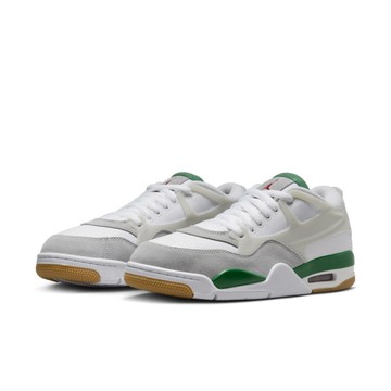 【NIKE】AIR JORDAN 4 RM 男 籃球鞋 白灰綠-FQ7939103