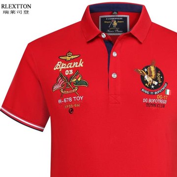 高爾夫男裝短袖T恤翻領上衣POLO衫運動透氣排汗高爾夫球衣服夏季