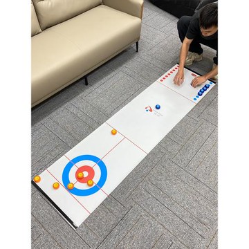 桌上冰壺球對戰玩具家庭沙壺球桌游桌面冰球壺兒童旱地沙狐球游戲