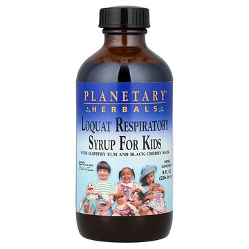 Planetary Herbals, 呼吸系統健康兒童枇杷糖漿， 8液盎司(236.56毫升)
