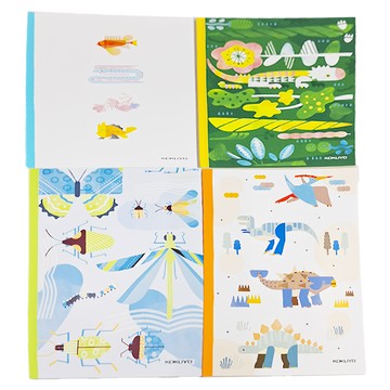 KOKUYO 國譽 插畫家系列 B5筆記本 Set 4入  8mm橫線  40張  Mio Katsuki  1組