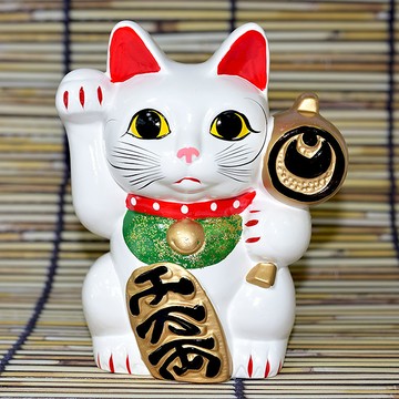 金福槌招財貓千萬兩陶器貯金箱日本製22cm 千万両仿古瀨戶燒推薦