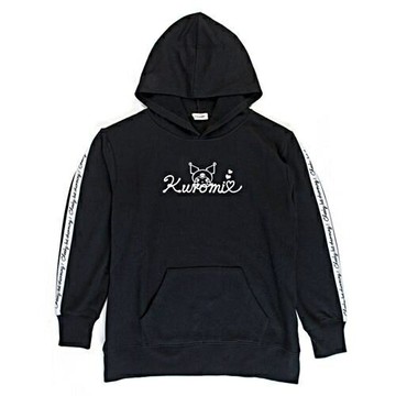【震撼精品百貨】酷洛米 Kuromi -Sanrio 酷洛米內刷毛帽T/休閒連帽上衣(黑)#66441 震撼日式精品百貨