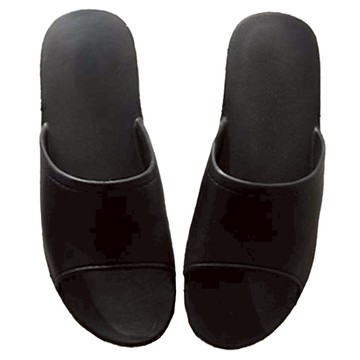 DECOVIEW 時尚室內拖鞋 酒店風 黑色  270mm  1雙