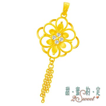 【甜蜜約定】甜蜜純金女墬-約重1.02錢(PE-S2864)