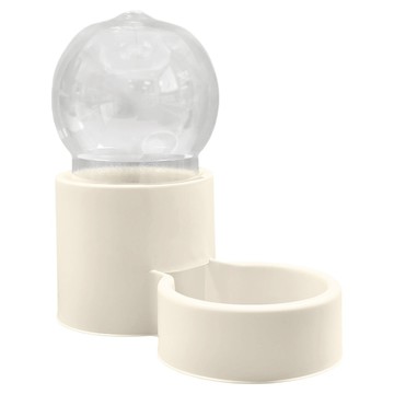 毛皇上 太空艙自動飲水器  1個  米色  800ml