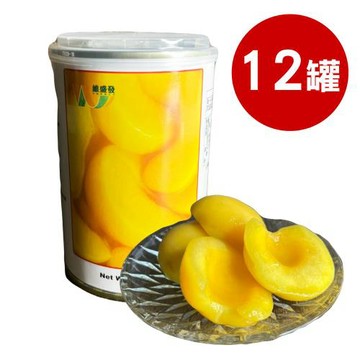 【王媽媽推薦】日本品種白鳳水蜜桃方便罐12罐組(425g(固形物235g)