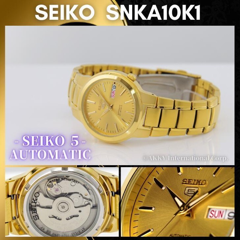 セイコー SEIKO 5 腕時計 機械式 自動巻き ゴールド 海外モデル SNKA10K1 メンズ [逆輸入品] | LINEブランドカタログ