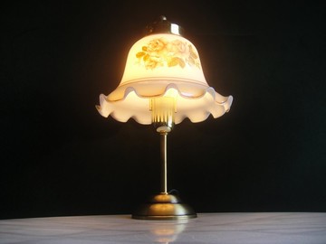 【老時光 OLD-TIME】早期二手台灣製玻璃桌燈