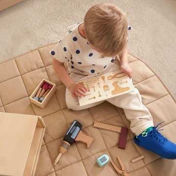 生日禮物【Kid's Concept】小小木工玩具組｜木製玩具 禮物包裝