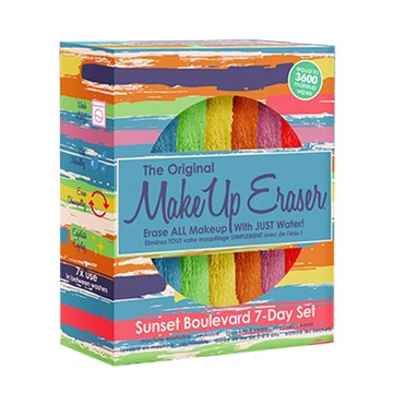 MakeUp Eraser 原創魔法卸妝巾 12.7 x 10.16cm  彩虹大道  7入  1組