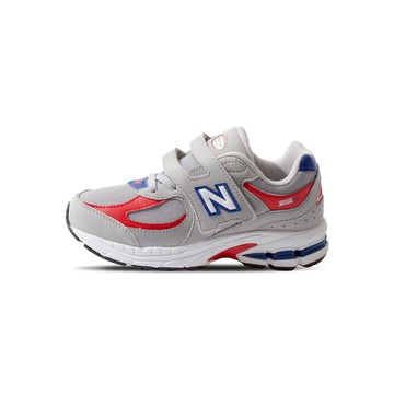 New Balance NB 2002 中童 童鞋 灰藍紅色 魔鬼氈 小朋友 經典 千禧跑鞋 慢跑鞋 PV2002KG