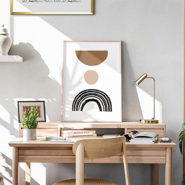 宇宙語序 現代抽象 幾何掛畫 / 畫芯 海報 無框畫 裝飾畫