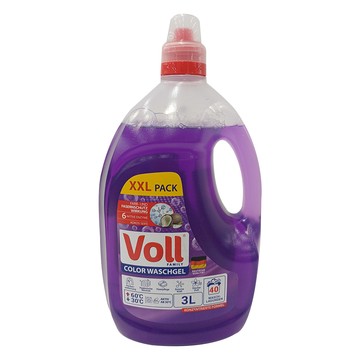 Voll COLOR WASHES WASHING GEL 護色衣物洗衣精 3L 40杯 紫色  1桶