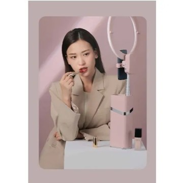 藍芽遙控 變形金剛可折疊自拍/直播三腳架美拍神器_藕粉