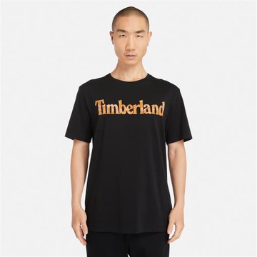 任-Timberland 男款黑色迷彩印花短袖T恤|A2Q72001
