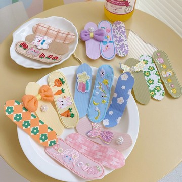 3個裝兒童后腦勺碎發貼寶寶頭發整理神器小女孩劉海貼女童魔術貼