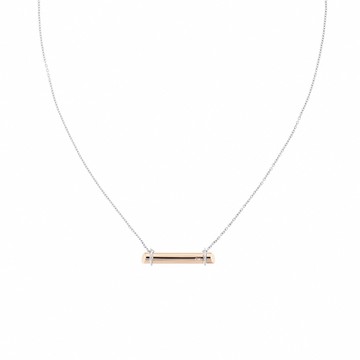 Calvin Klein CK Elongated Linear 圓柱狀項鍊 1212購物節 送禮推薦-雙色 35000014