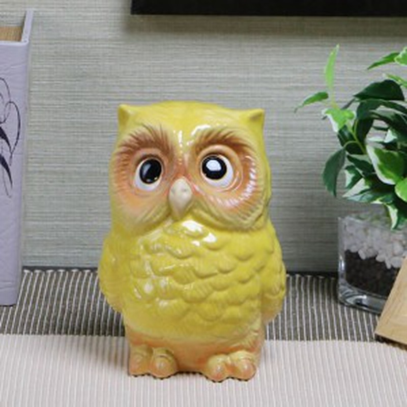 陶器 黄色ふくろう 小 ふくろう 梟 ふくろう 置物 フクロウ信楽焼 おしゃれ 和風 手作り 通販 Lineポイント最大1 0 Get Lineショッピング