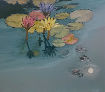 睡蓮與月影的兩個空間