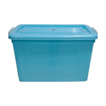 KEYWAY 聯府 銀采滑輪整理箱 85L  693 x 482 x 388mm  藍色  1個