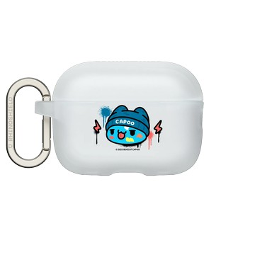 AirPods Pro 2 AirPods Case 透明 - 貓貓蟲咖波 Bugcat Capoo - 毛帽街頭咖波