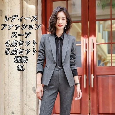 スーツ 女性 長袖シャツ スカート 長パンツ ベスト セレモニー 5点 着痩せ レディース 代30代40代50代 ビジネス 通販 Lineポイント最大get Lineショッピング