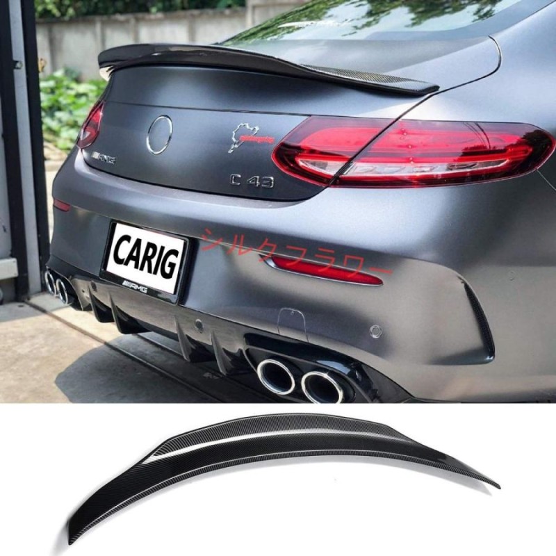 リアスポイラー 2015-2021 ベンツ 2ドア Cクラス W205 AMG C43 C63含め