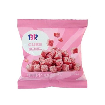 美味福韓國BR小立方點心52g-草莓