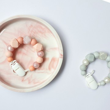 奶嘴鍊夾 / 客製化奶嘴鏈 可套香草奶嘴 (27cm)