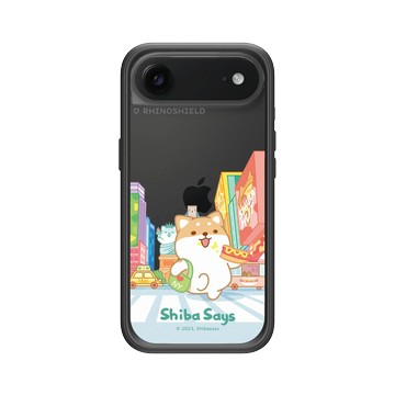 iPhone Air Mod NX -邊框背蓋組合 (相機按鈕) 黑 - 柴語錄 Shiba Says - 出國小確幸