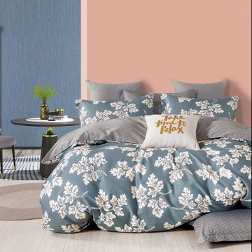 Ania Casa 紛然葉語 單人兩件式 100%精梳棉 台灣製 床包枕套純棉兩件組