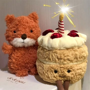 創意生日玩偶抱枕發光唱歌公仔毛絨玩具趣味搞怪聖誕節禮物