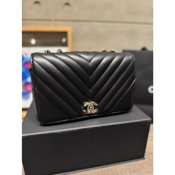 【TACKSTHGOOD】絕版 正品 Chanel Statement Flap Bag 香奈兒 山型紋 CF20 肩包