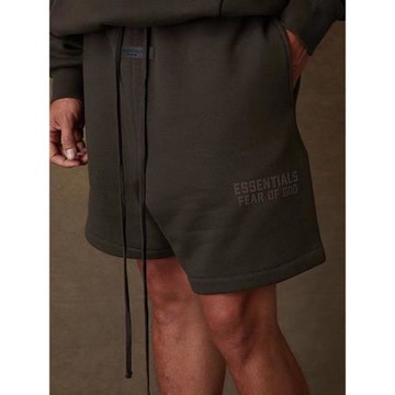 高品質FOG復線ESSENTIALS第八季抽繩五分短褲男女ins運動休閑美式
