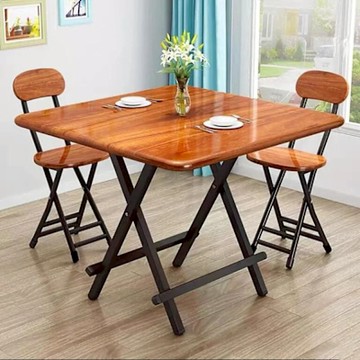 免安裝折疊餐桌 便攜式餐桌 80CM方桌