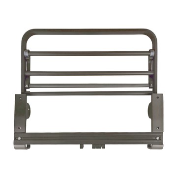 折疊浴巾架 太空鋁材質  40cm  槍灰色  1個