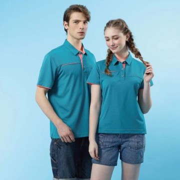 Per GIBO 男短POLO衫-孔雀綠(PT213032)