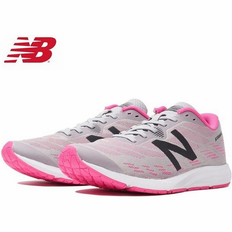 ニューバランス ランニングシューズ Strobe ストロボ Wstro D グレー ピンク レディース New Balance 通販 Lineポイント最大0 5 Get Lineショッピング