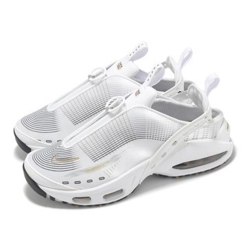 Nike 休閒鞋 Wmns Air Max Craze 女鞋 白 金 拉鍊 氣墊 緩震 運動鞋 FZ2089-100