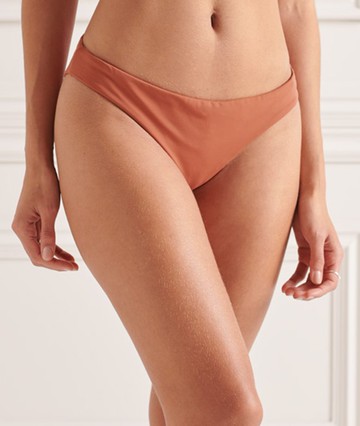 Superdry Women's Classic Bikini Brief Orange Size: 8