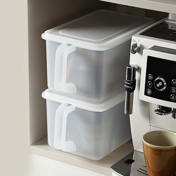 日本霜山 北歐風高位層架用提把式收納箱-5L-3入-多色可選